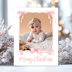Cartes Pour Fêtes Annuelles Photo Rose de Noël