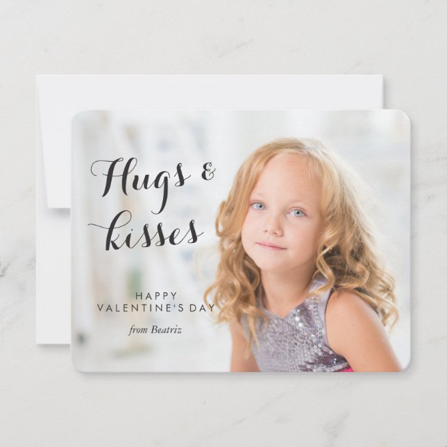 Cartes Pour Fêtes Annuelles Photo Saint Valentin Salle de classe pour enfants  (Devant)