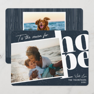 Cartes Pour Fêtes Annuelles Photo Season Hope