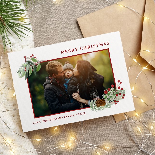 Cartes Pour Fêtes Annuelles Photo sur mesure de Noël (Créateur téléchargé)