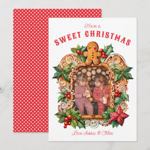 Cartes Pour Fêtes Annuelles Photo Sweet Gingerbread