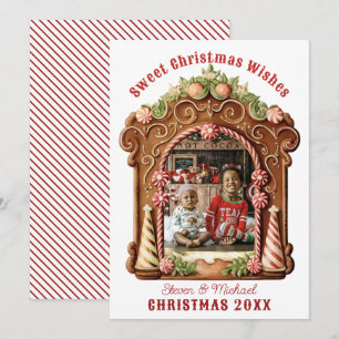 Cartes Pour Fêtes Annuelles Photo Sweet Gingerbread