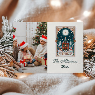 Cartes Pour Fêtes Annuelles Photo Tarot Noël Vintage