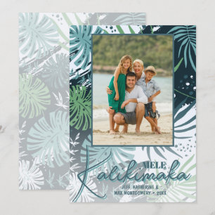 Cartes Pour Fêtes Annuelles Photo tropical Mele Kalikimaka