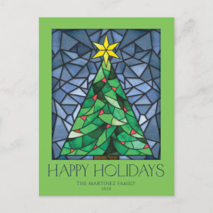 Cartes Pour Fêtes Annuelles Photo vintage Happy Holidays Star