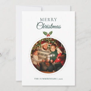 Cartes Pour Fêtes Annuelles Photographie botanique aquarelle de Noël