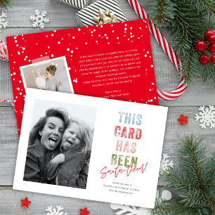 Cartes Pour Fêtes Annuelles Photographie colorée de la typographie moderne aim