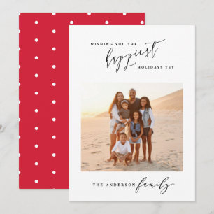 Cartes Pour Fêtes Annuelles Photographie de style minimaliste moderne Noël
