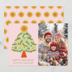 Cartes Pour Fêtes Annuelles Photographie PERSONNALISÉE de l'arbre de Noël Whim