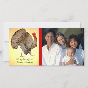 Cartes Pour Fêtes Annuelles Photos d'action de grâce couleur complète
