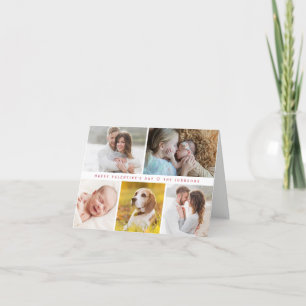 Cartes Pour Fêtes Annuelles Photos de famille personnalisées modernes pour la 