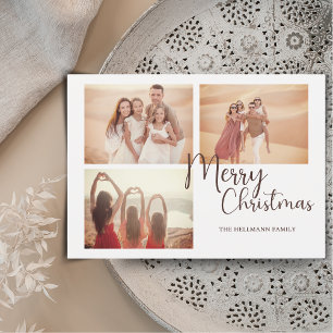 Cartes Pour Fêtes Annuelles Photos minimalistes modernes et tendance Joyeux No