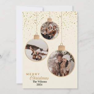 Cartes Pour Fêtes Annuelles Photos personnalisées de décorations de Noël
