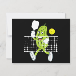 Cartes Pour Fêtes Annuelles Pickleball Jouer - Drôle Pickleball Paddle