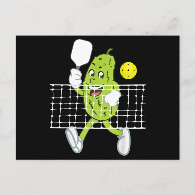 Cartes Pour Fêtes Annuelles Pickleball Jouer - Drôle Pickleball Paddle (Devant)