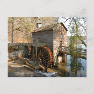 Cartes Pour Fêtes Annuelles pierre Mountain Georgia Mill