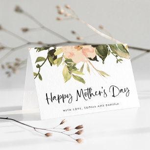 Cartes Pour Fêtes Annuelles Pies florales vintages   Bonne fête des mères