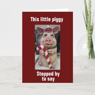 CARTES POUR FÊTES ANNUELLES PIGGYS SOUHAITE *LA MEILLEURE SAISON DE VACANCES*