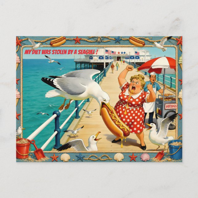 Cartes Pour Fêtes Annuelles Pillé – Un cours magistral de jeu de volaille (Devant)