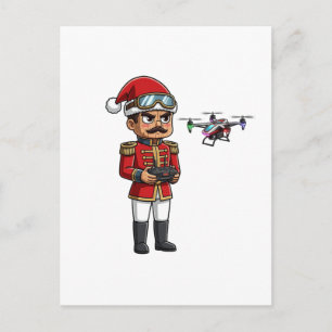Cartes Pour Fêtes Annuelles Pilote de drone casse-noisette Tech Vacances Jeux