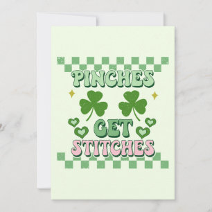 Cartes Pour Fêtes Annuelles Pinches Obtenez des points amusants St. Patrick's 