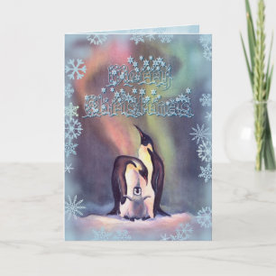 Cartes Pour Fêtes Annuelles PINGOUINS de JOYEUX NOËL par SHARON SHARPE