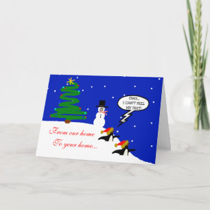 Cartes Pour Fêtes Annuelles Pingouins En Noël De Neige
