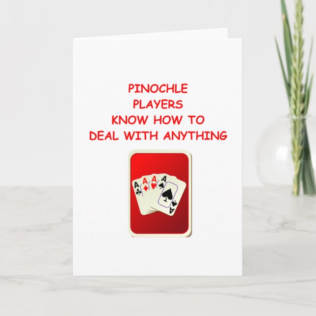 Cartes Pour Fêtes Annuelles pinocle (Devant)