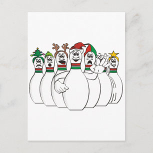 Cartes Pour Fêtes Annuelles Pins de bol de Noël