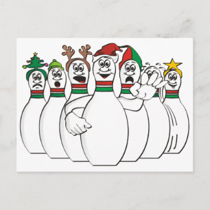 Cartes Pour Fêtes Annuelles Pins de bol de Noël