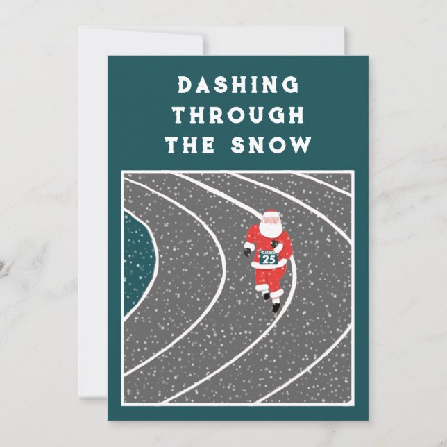 Cartes Pour Fêtes Annuelles Piste et champ Noël (Devant)