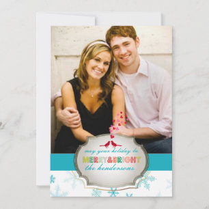 Cartes Pour Fêtes Annuelles PixDezines diy colors/snowflakes/holiday card