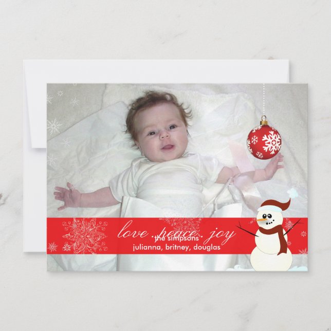 Cartes Pour Fêtes Annuelles PixDezines Let it snow, Holiday Cards/DIY (Devant)