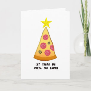 Cartes Pour Fêtes Annuelles Pizza Sur Terre