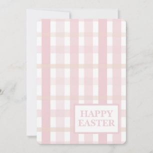 Cartes Pour Fêtes Annuelles Plaid Mix Rose