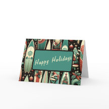 Planche de surf de Noël