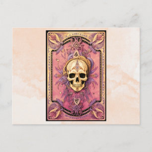 Cartes Pour Fêtes Annuelles Planchette Crâne Effrayant Halloween Aquarelle Bei