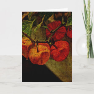 Cartes Pour Fêtes Annuelles Plante Chinois À Fruit