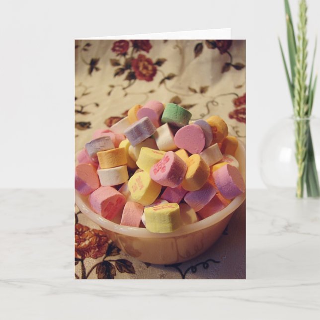 Cartes Pour Fêtes Annuelles Plat de gardien de Saint-Valentin (Devant)