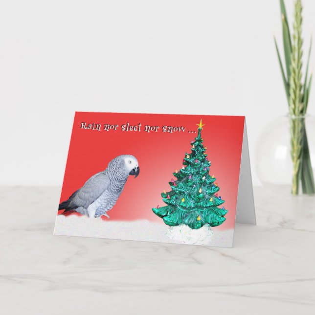 Cartes Pour Fêtes Annuelles Pluie ni verglas (Devant)