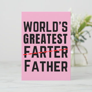 CARTES POUR FÊTES ANNUELLES PLUS GRAND PETEUX DU MONDE - PÈRE - FÊTE DES PÈRES