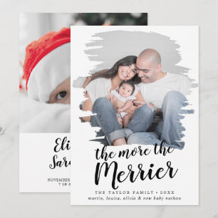 Cartes Pour Fêtes Annuelles Plus Le Merrier Est Merveilleux