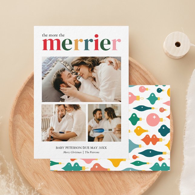 Cartes Pour Fêtes Annuelles Plus on est de fous, plus on rit Annonce de grosse (Créateur téléchargé)