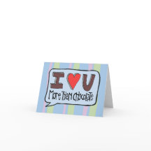 Plus que le chocolat avec des rayures Valentine