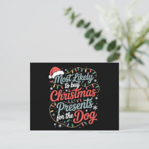 Cartes Pour Fêtes Annuelles Plus susceptible d'acheter des cadeaux de Noël pou