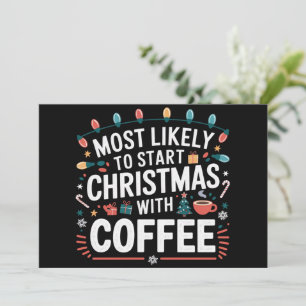 Cartes Pour Fêtes Annuelles Plus susceptible de commencer Noël avec la famille