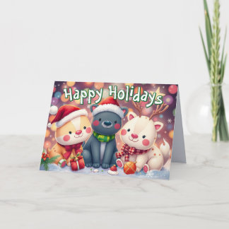Cartes Pour Fêtes Annuelles Plush Toy Christmas Card
