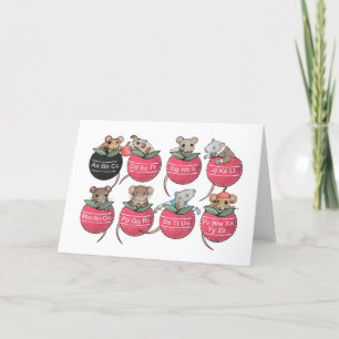 Cartes Pour Fêtes Annuelles Pocket Mice, retour à l'école