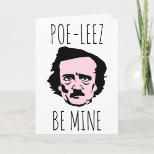 Cartes Pour Fêtes Annuelles Poe Leez Be Mine Valentine