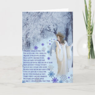 Cartes Pour Fêtes Annuelles Poème Yuletide